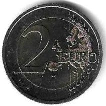 Eslovaquia - 2 Euro 2018 (Km# ...) 25 Anos Rep. Eslovaca