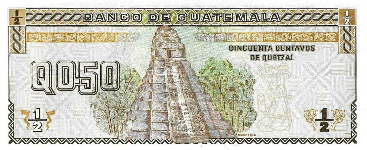 Guatemala - 50 Centavos 1994 (# 86b)