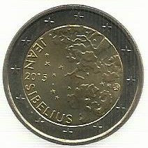 Finlandia - 2 Euro 2015 (Km# 233) Jean Sibelius