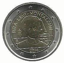 Italia - 2 Euro 2024 (Km# ..) Rita Levi-Montalcini