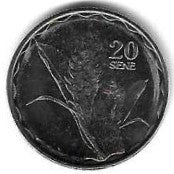 Samoa - 20 Sene 2011 (Km# 169)