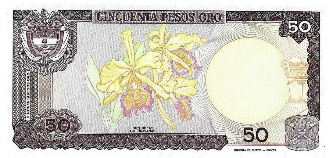 Colombia - 50 Pesos 1985 (# 425a)