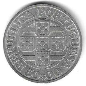 Portugal - 50$00 1971 (Km# 601) Banco Portugal