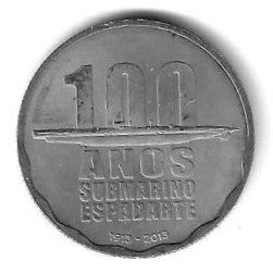 Portugal - 2,50 Euro 2013 (Km# 855) 100 Anos Submarino Espadarte