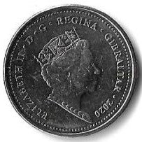 Gibraltar - 10 Pence 2020 (Km# 1684)