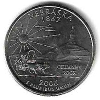 USA - 25 Cents 2006 (Km# 383) Nebraska