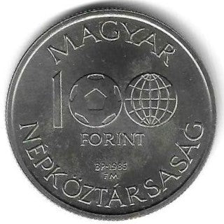 Hungria - 100 Forint 1986 (Km# 647) Mexico 86