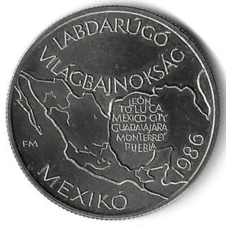 Hungria - 100 Forint 1986 (Km# 647) Mexico 86