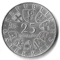 Austria - 25 Schillings 1972 (Km# 2910) Carl Ziehrer