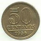 Brasil - 50 Centavos 1956 (Km# 562)