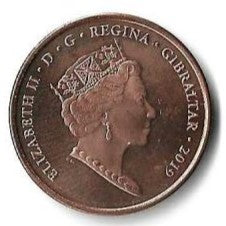 Gibraltar - 2 Pence 2019 (Km# 1648) Jogos da Ilha