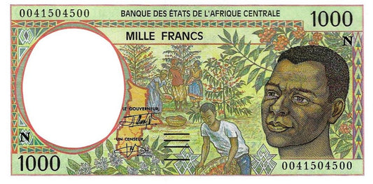 Guiné Equatorial - 1000 Francos 2000 (# 502Nh)