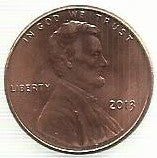 USA - 1 Cent 2013 (Km# 468)