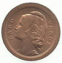 Cabo Verde - 20 Centavos 1930 (Km# 3)