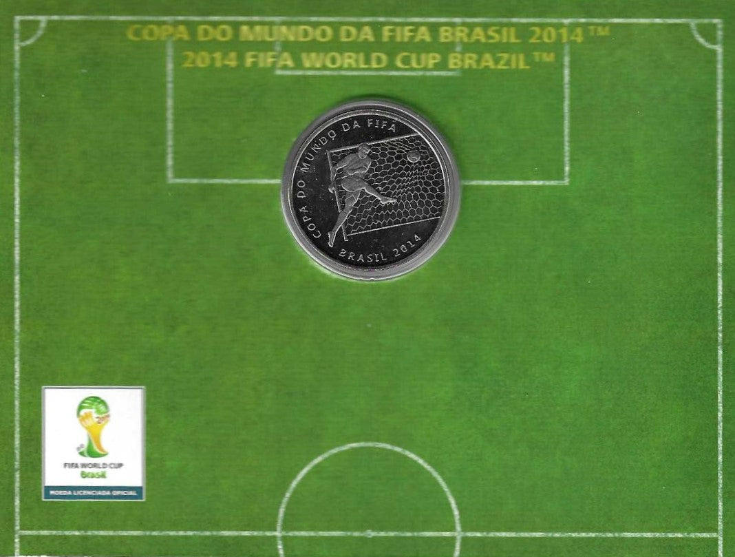 Brasil - 2 Reais 2014 (Km# 696) Golo