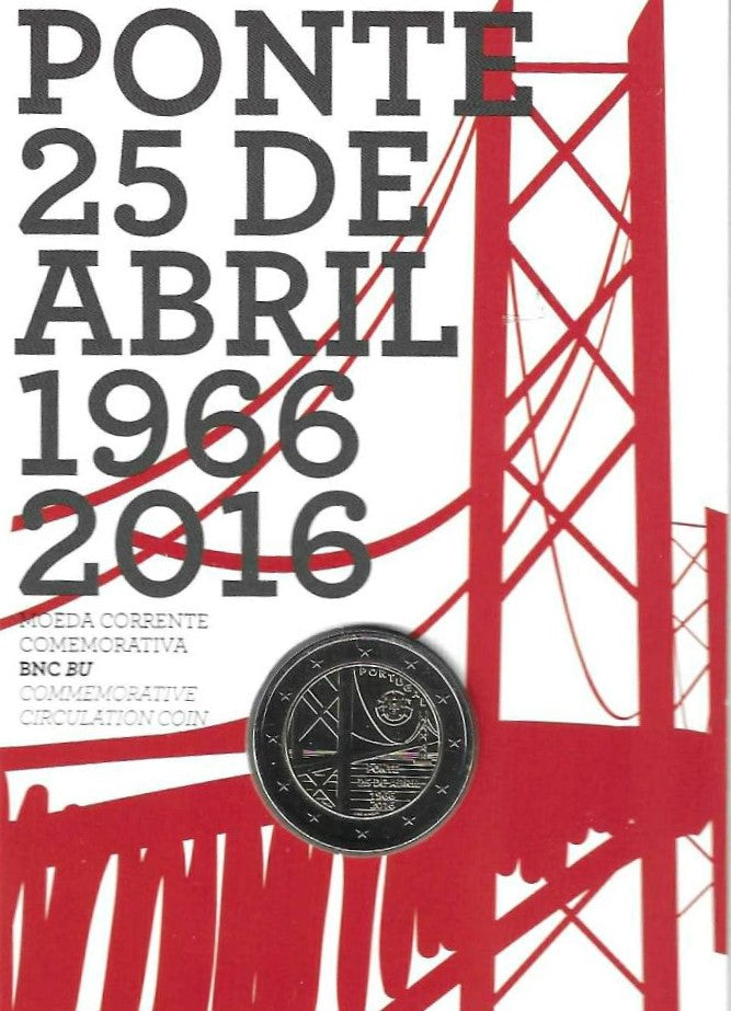 Portugal - 2 Euro 2016 (Ponte 25 Abril )(BNC)