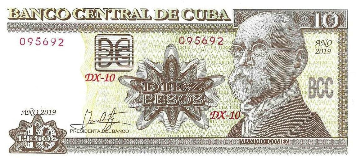 Cuba - 10 Pesos 2019 (# 117V)