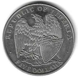 Liberia - 5 Dolares 2001 (Km# ..) Pearl Harbor