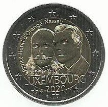 Luxemburgo - 2 Euro 2020 (Km# ..) Principe Henri