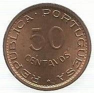 Moçambique - 50 Centavos 1973 (Km# 89)