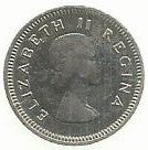 Africa Sul - 3 Pence 1957 (Km# 47)