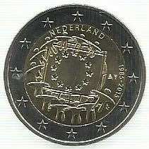 Holanda - 2 Euro 2012 (Km# 315) 10 Anos Euro