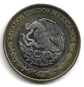 México - 20 Pesos 2010 (Km# 943)     Octávio Paz