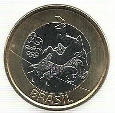 Brasil - 1 Real 2015 (Km# Novo) Judo