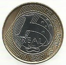 Brasil - 1 Real 2004 (Km# 652a)