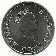 Canadá - 25 Centimos 2000 (Km# 381) Conquista