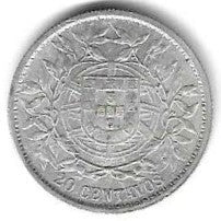 Portugal - 20 Centavos 1913 (Km# 562)