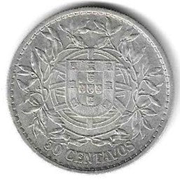 Portugal - 50 Centavos 1912 (Km# 561)