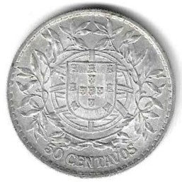 Portugal - 50 Centavos 1916 (Km# 561)