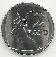 Africa Sul - 2 Rand 1989 (Km# 139)