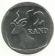 Africa Sul - 2 Rand 1990 (Km# 139)