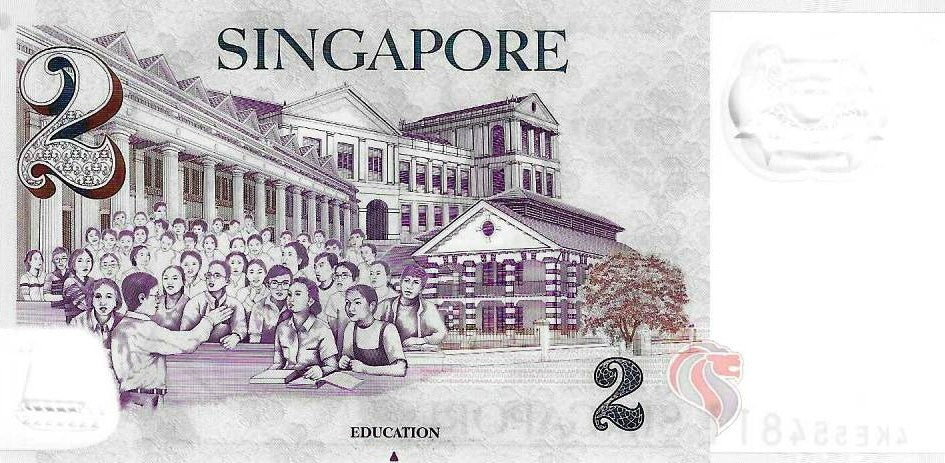 Singapura - 2 Dolares 2004 (# 46d)