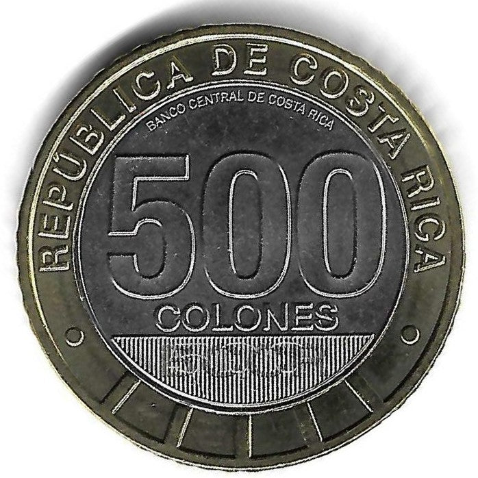 Costa Rica - 500 Colones 2023 (Km# ..) 175 Anos da Republica