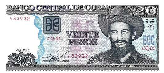 Cuba - 20 Pesos 2016 (# 122k)