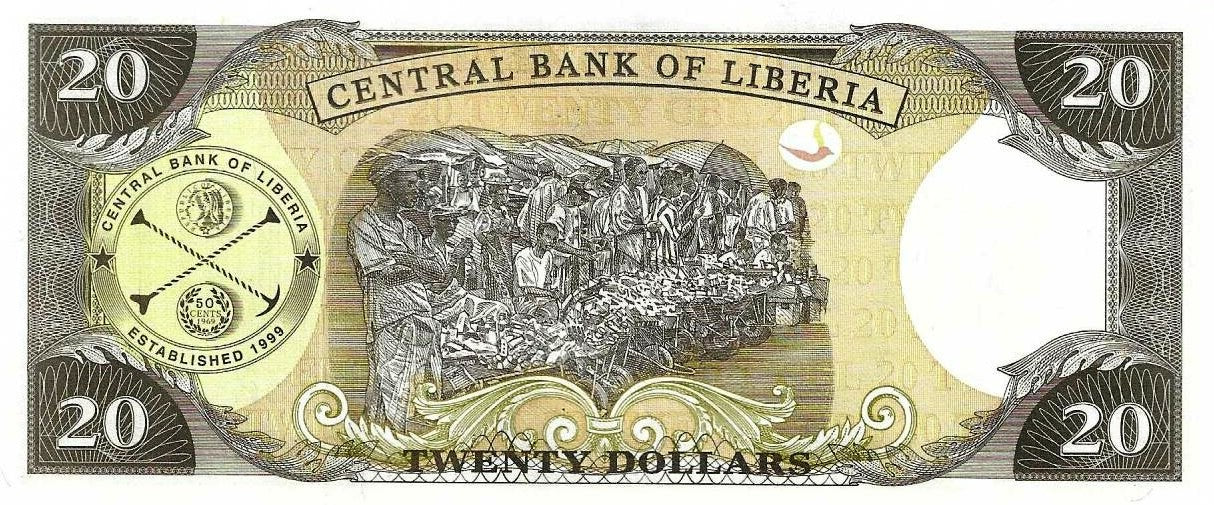 Liberia - 20 Dolares 2006 (# 28c)