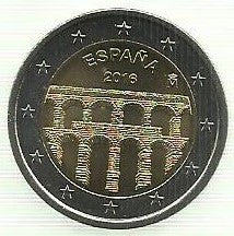 Espanha - 2 Euro 2016 (Km# 1375) Segovia