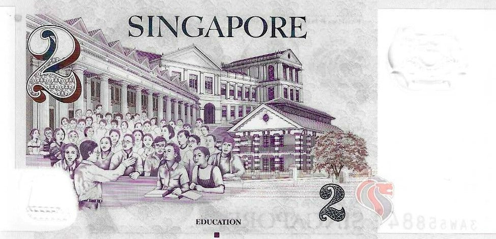 Singapura - 2 Dolares 2004 (# 46b)