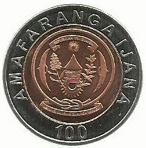 Ruanda - 100 Amafranga 2007 (Km# 32)