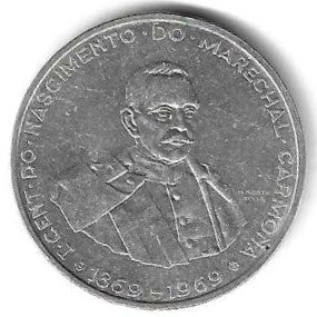 Portugal - 50$00 1969 (Km# 599) Marechal Carmona)