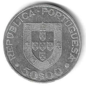 Portugal - 50$00 1969 (Km# 599) Marechal Carmona)