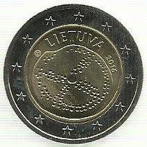 Lituania - 2 Euro 2016 (Km# 221) Cultura Baltica