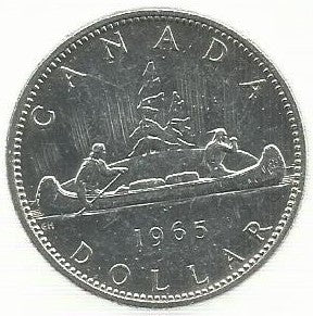 Canadá - 1 Dolar 1965 (Km# 64)