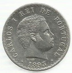 Portugal - 500 Reis 1893 (Km# 535)