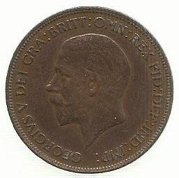 Inglaterra - 1 Penny 1928 (Km# 838)