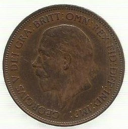 Inglaterra - 1 Penny 1936 (Km# 838)