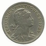 Portugal - 50 Centavos 1927 (Km# 577)